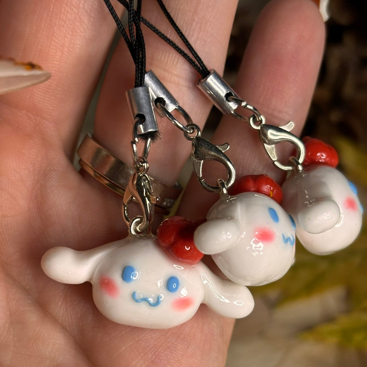 Breloc Cinnamoroll pentru telefon mic kawaii cute sanrion cinnamoroll dog