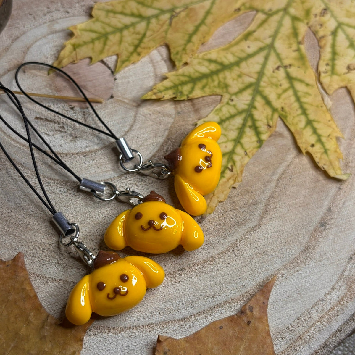 Breloc Pompompurin sanrio kawaii cute  polymer clay lut polimeric romania